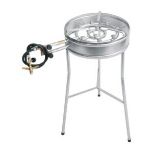 FOGAREIRO COM BORDA 34CM 2 X 1 TRIPÉ 60CM - PAPALÉGUAS