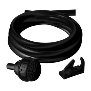 CONJUNTO MANGUEIRA E CHUVEIRINHO PRETO - SINTEX