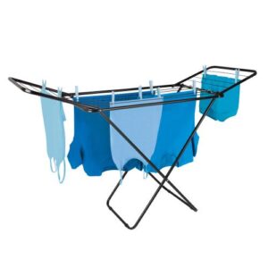 VARAL DE CHÃO COM ABAS 144 X 49CM SLIM PRETO – MOR