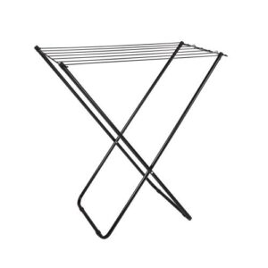 VARAL DE CHÃO SEM ABAS 79 X 42CM SLIM PRETO - MOR