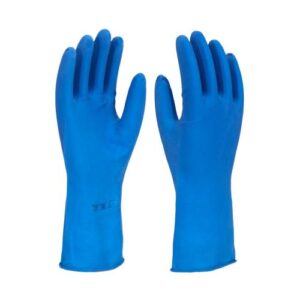 LUVA MULTIUSO LÁTEX FORRADA AZUL - IMBAT