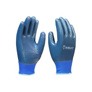 LUVA POLIÉSTER NITRÍLICA ONDULADA - IMBAT