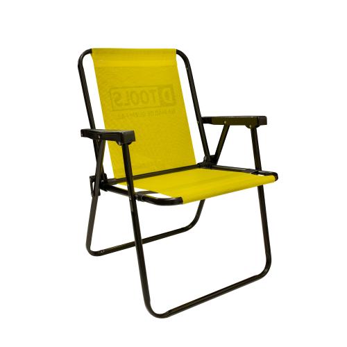 CADEIRA DE PRAIA ALTA EM AÇO - DTOOLS