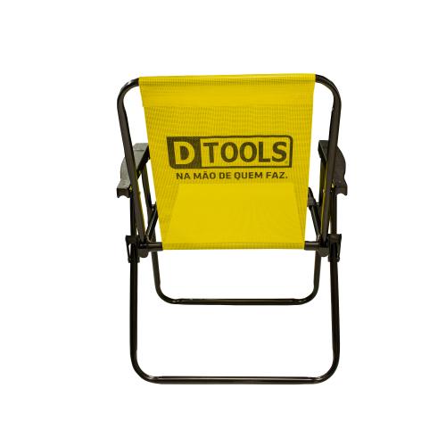 CADEIRA DE PRAIA ALTA EM AÇO - DTOOLS - Imagem 2