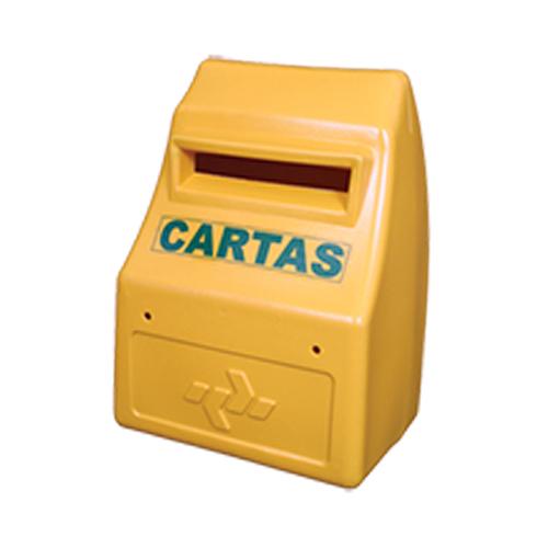 CAIXA PARA CORREIO AMARELA - PLASTIPAN