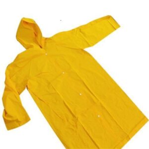 CAPA DE CHUVA LAMINADA  AMARELA COM MANGA - PLASTCOR