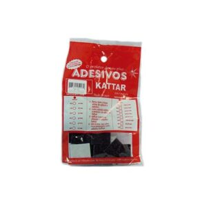 ADESIVO PARA MOVEIS QUADRADO 25MM (COM 12 UNIDADES) - KATTAR