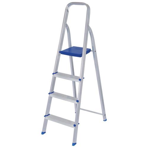 ESCADA ALUMÍNIO 4 DEGRAUS DOMÉSTICA 134CM - MOR