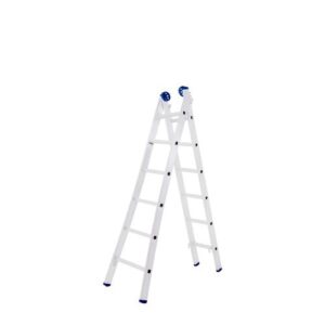 ESCADA ALUMÍNIO 6 DEGRAUS EXTENSIVA 1,9 / 3,09 METROS - MOR