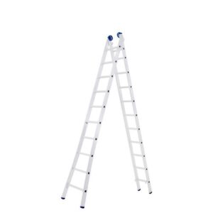 ESCADA ALUMÍNIO 10 DEGRAUS EXTENSIVA 3,0 / 5,05 METROS - MOR